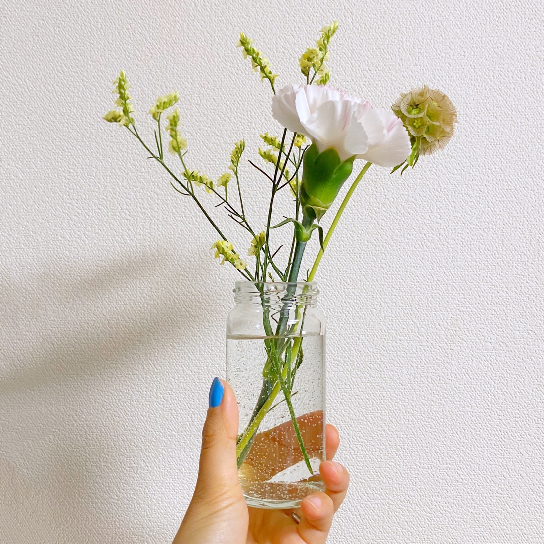 水揚げしてしばらく経ったお花